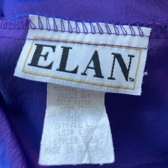 Vintage Elan Purple Track Pants / Swishy Pants - Picture 4 of 5